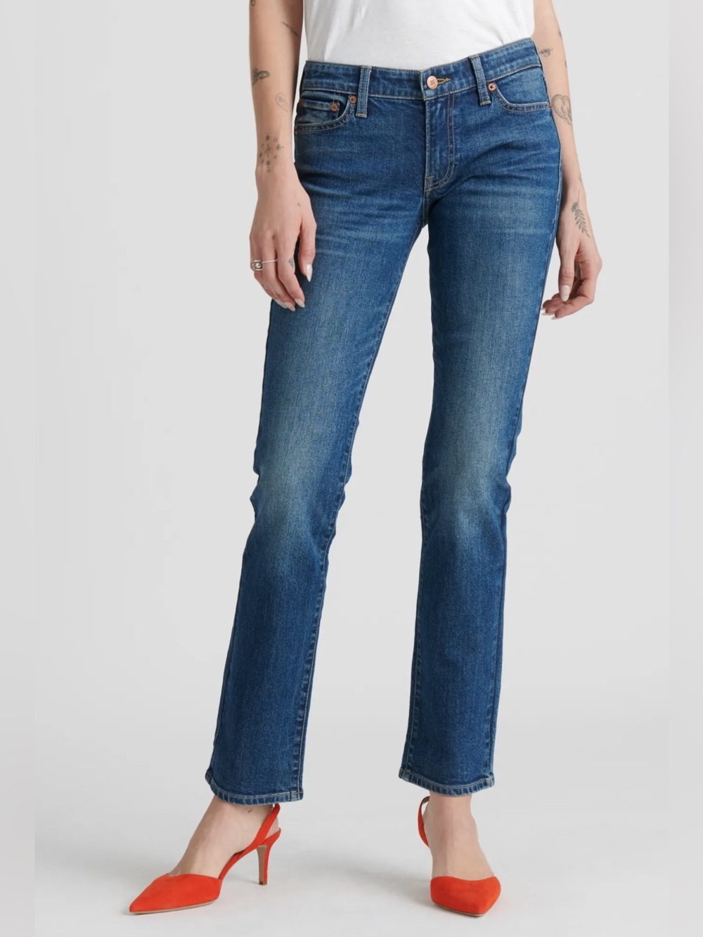 NWT Lucky Brand Mid Rise Sweet Straight Jean Size 00
